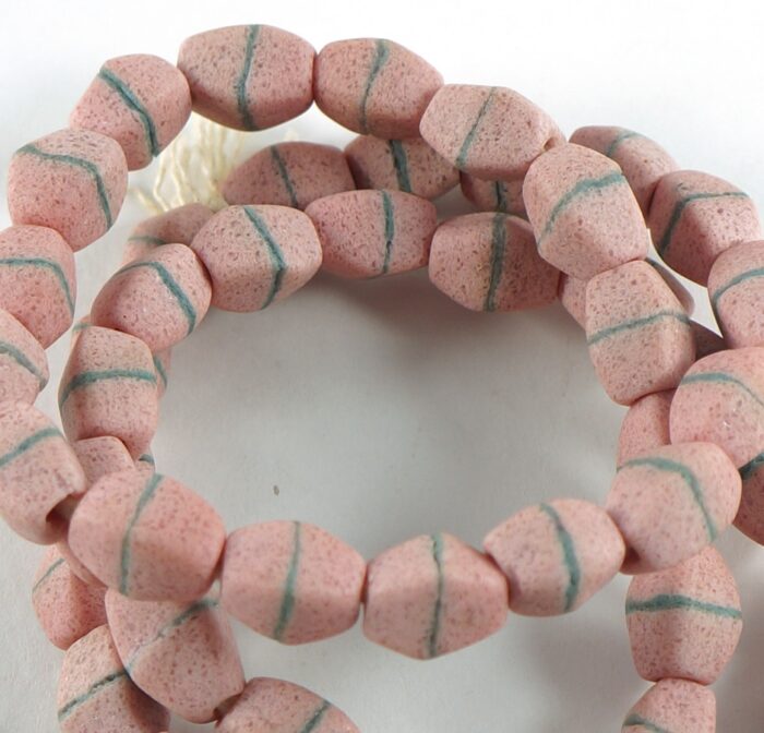 Pink Sandcast Beads - Image 2