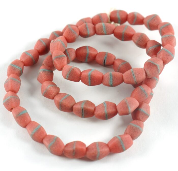 Red Sandcast Beads