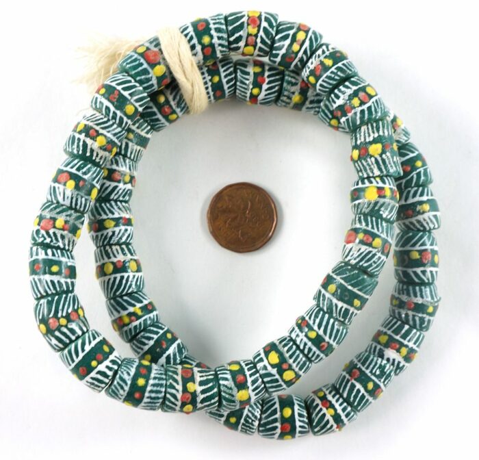 Handpainted Recycled Glass Beads - Image 4