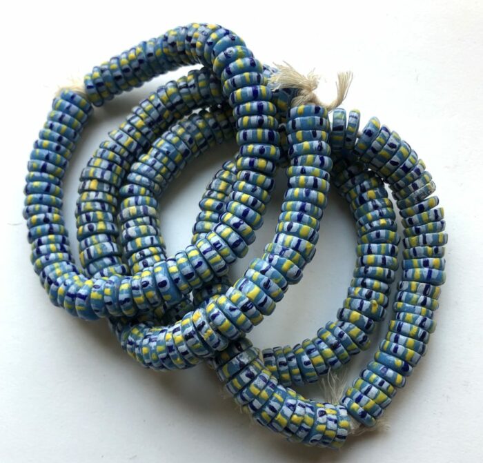 Handpainted Recycled Glass Beads