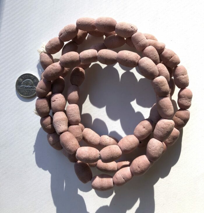 Pink Recycled Glass Beads - Image 2