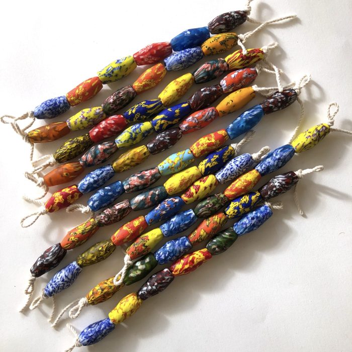 Recycled Glass Beads Rainbow Collection