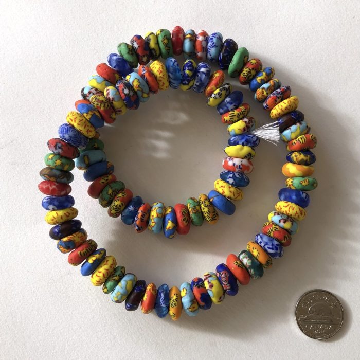 Recycled Glass Beads Rainbow Collection