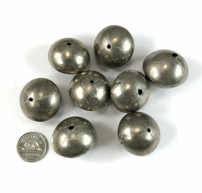 Mali 'Silver' Beads 27mm - Image 2