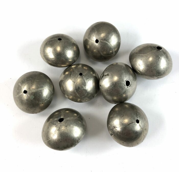 Mali 'Silver' Beads 27mm