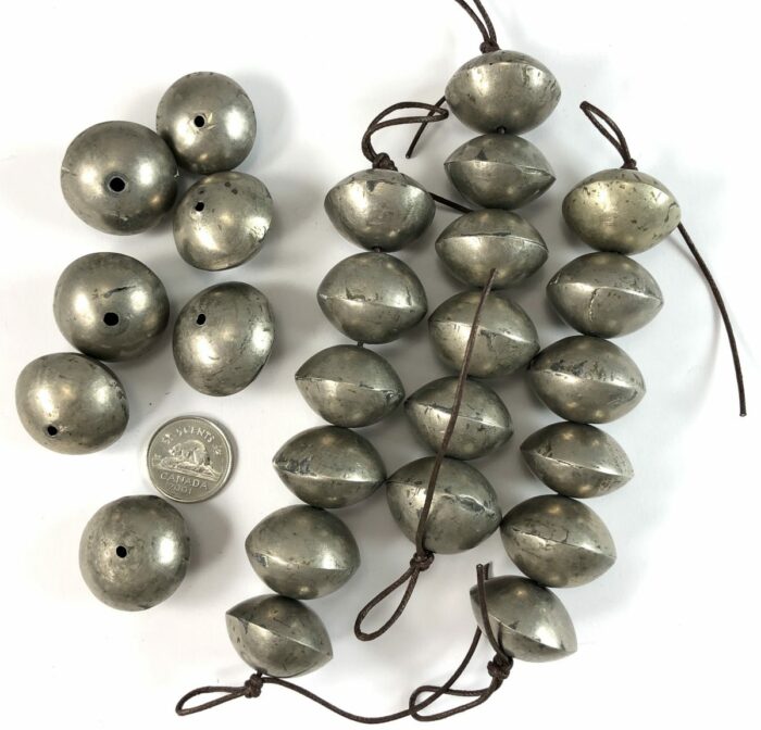 Mali 'Silver' Beads 26mm - Image 3