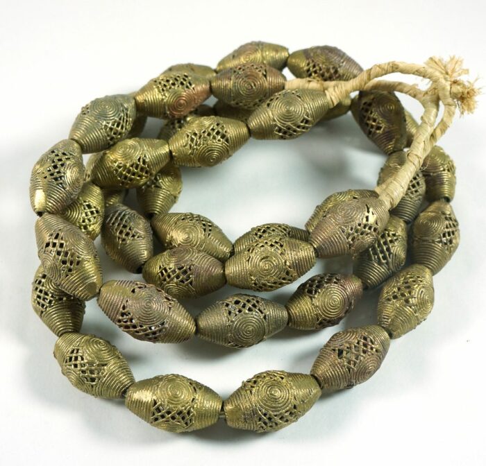 30mm Brass Filligree Beads