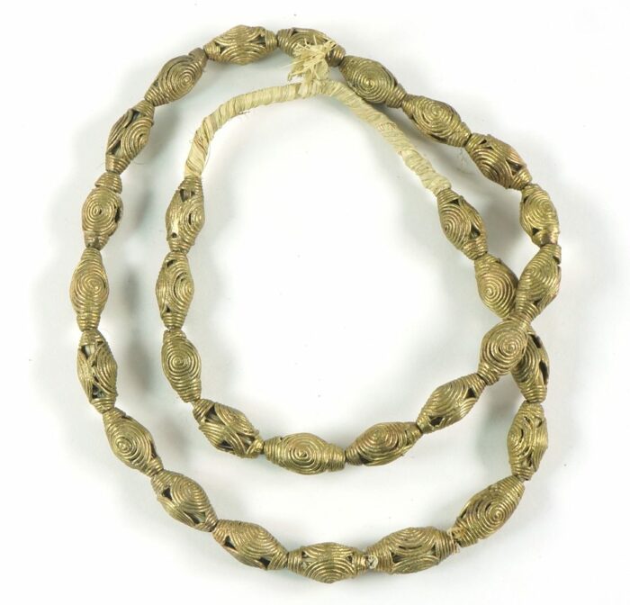 19mm Football Brass Beads - Image 3