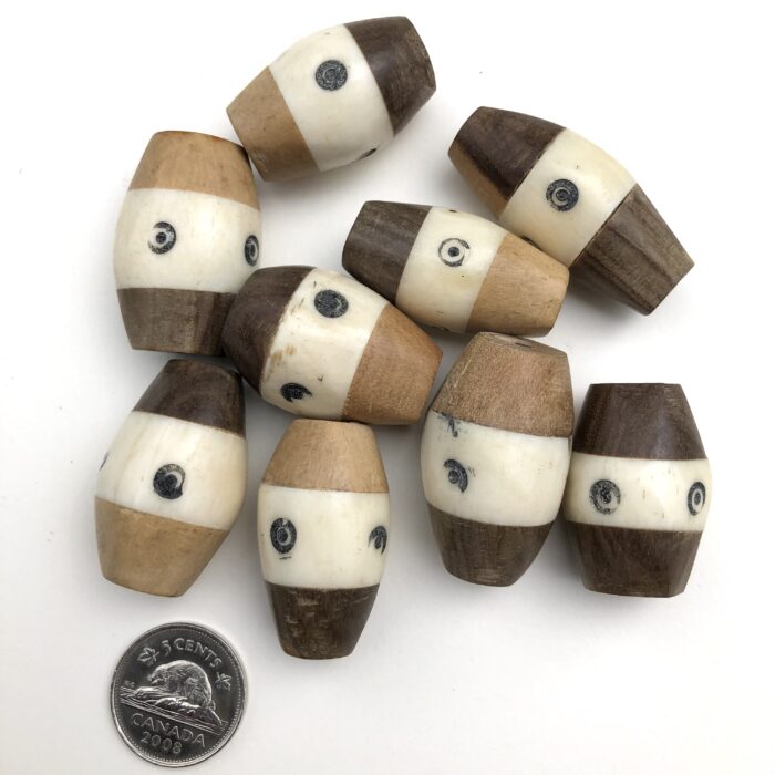 African Wood and Bone Beads