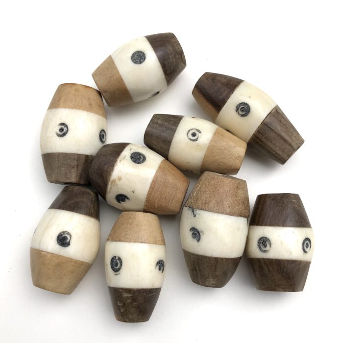 African Wood and Bone Beads