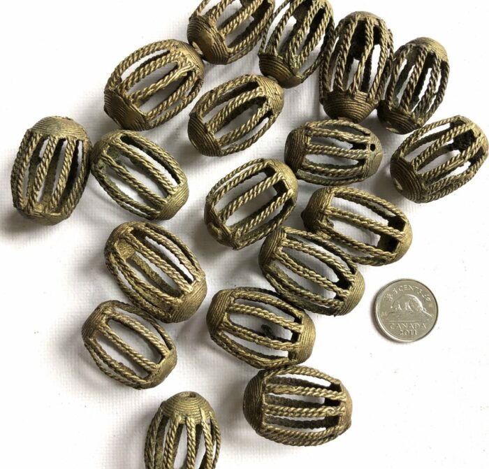 Filligree Brass Beads - Image 2