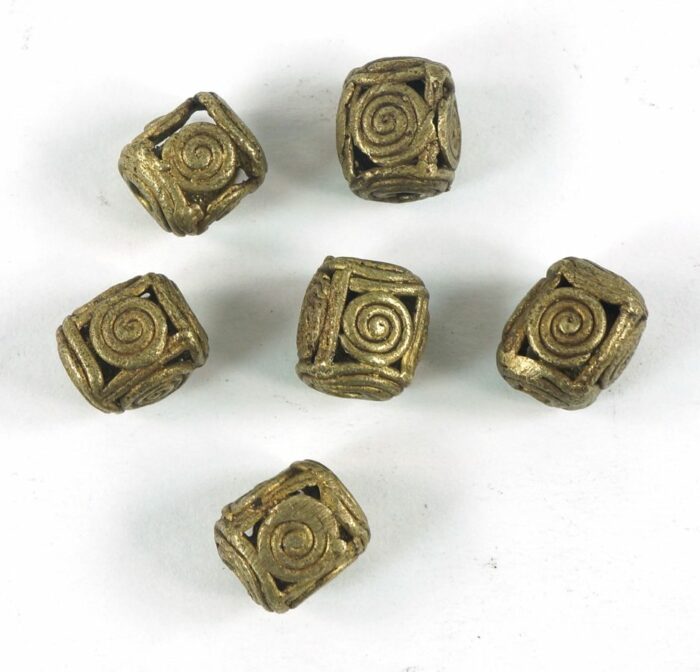 Square Brass Beads