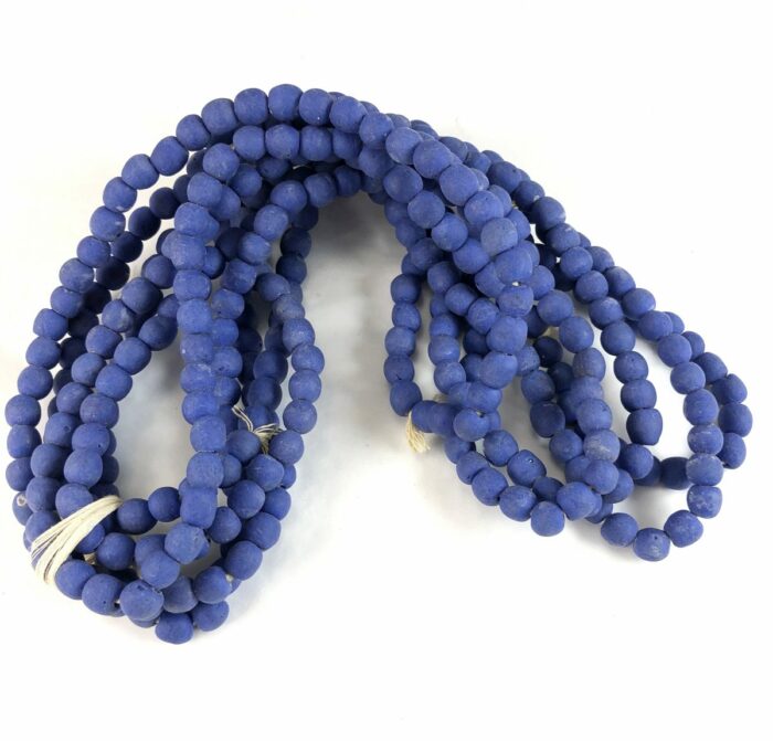 Blue Polished Recycled Glass 8mm