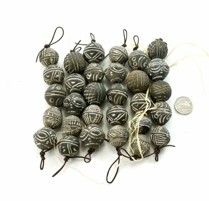 Mali Clay Spindle Beads - Image 4