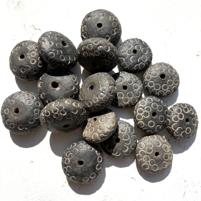 Mali Clay Disk Bead