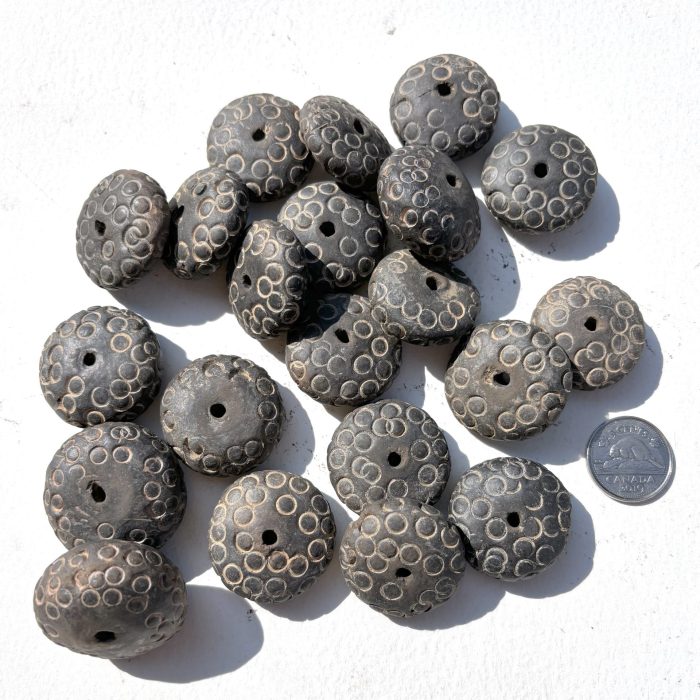 Mali Clay Disk Bead