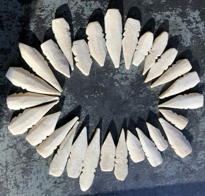 Arrowhead Kenya Bone Pendants - Image 3