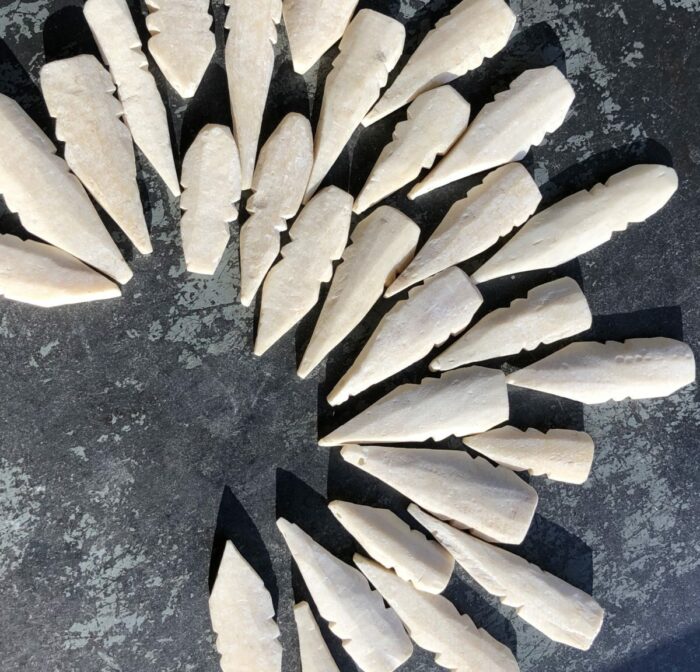 Arrowhead Kenya Bone Pendants