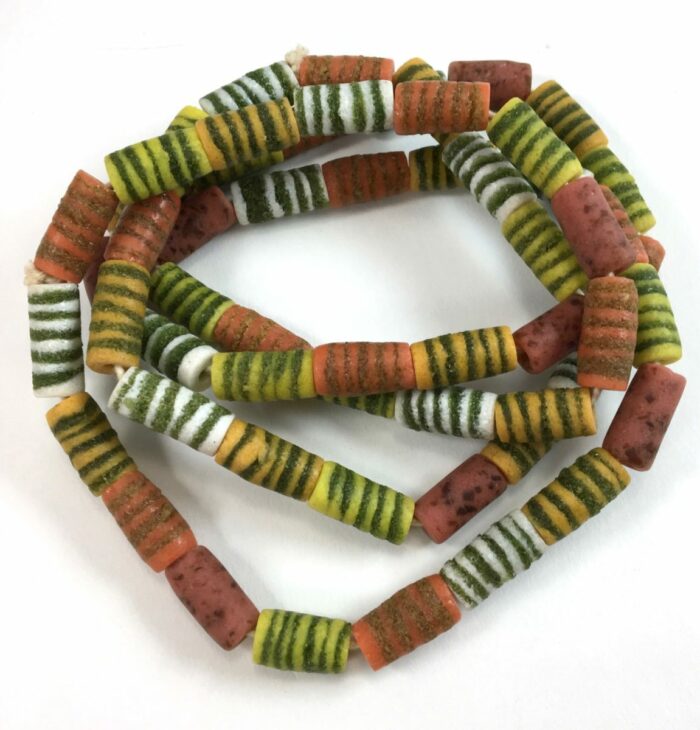 Sandcast Recycled Glass Beads