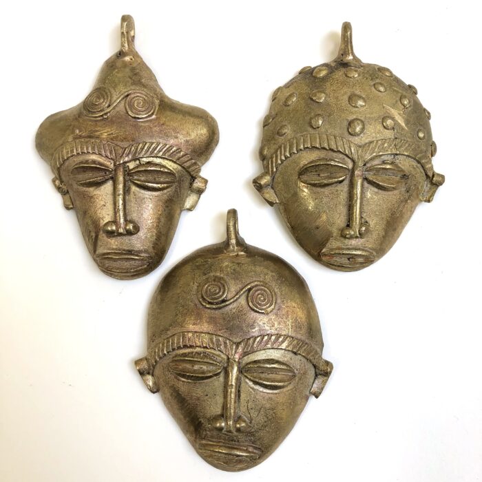 Lost Wax Brass Mask - Image 3