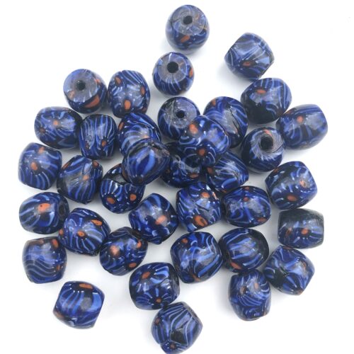 Blue Indian Glass Beads