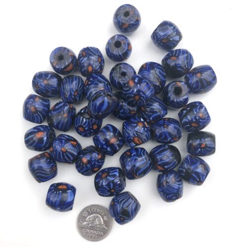 Blue Indian Glass Beads