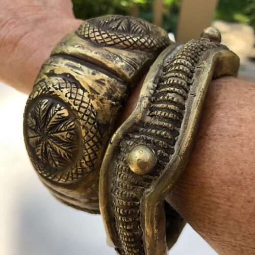 African Brass Bracelet