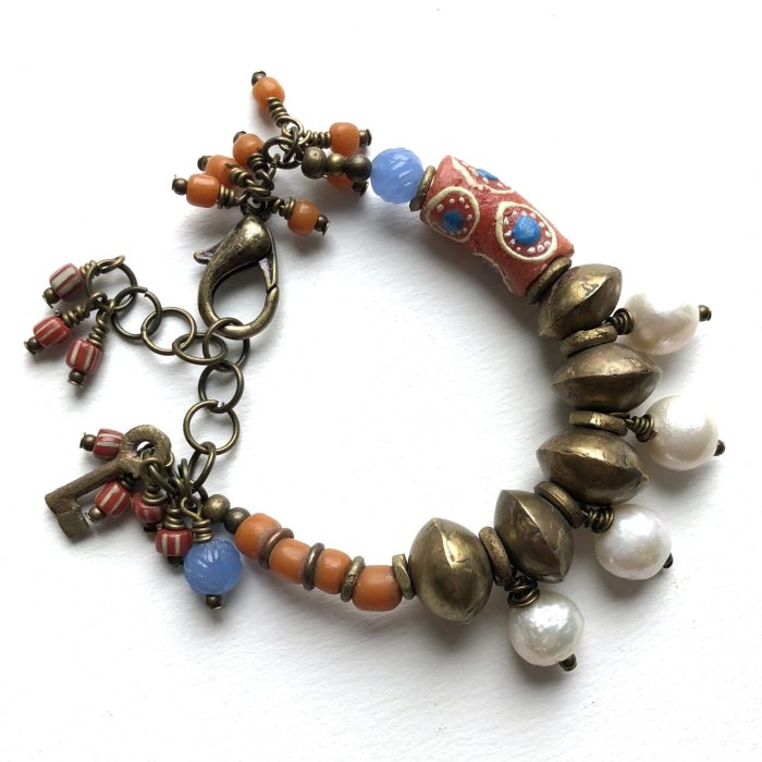 Orange+Blue Meredith Bracelet