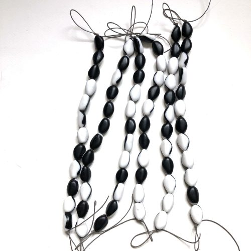 Black and White Beads