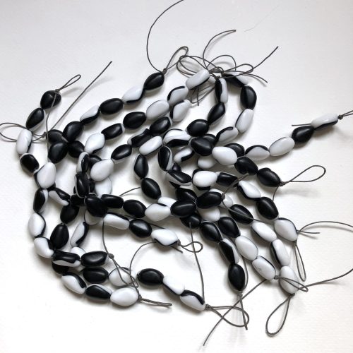 Black and White Beads