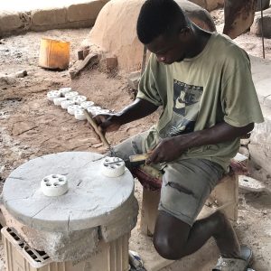 Making the hole in the Bead