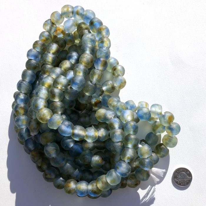 Fused Recycled Glass Beads 14mm