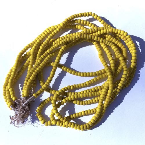 Large Yellow Vintage Seed Beads