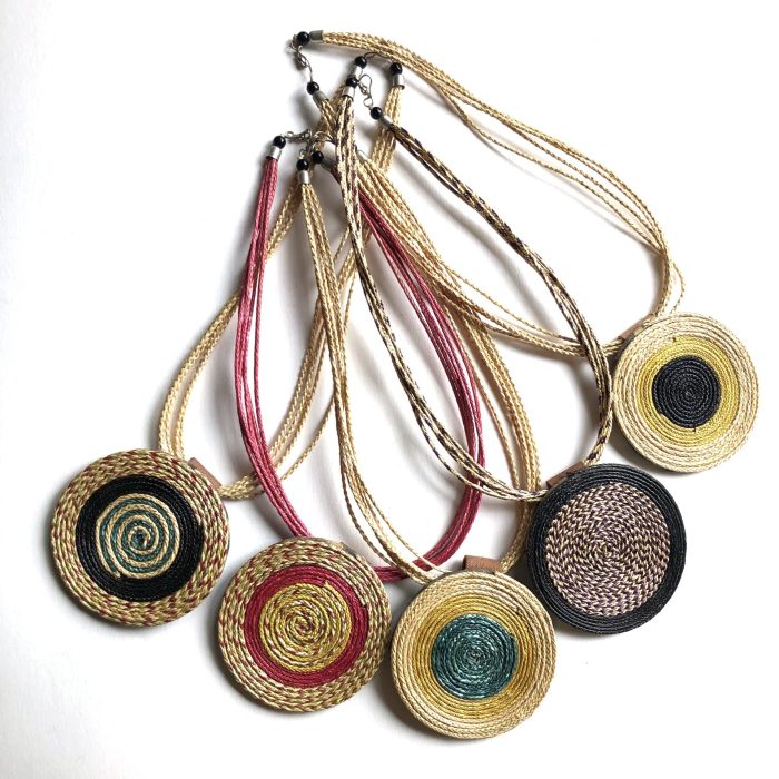 Colourful Sisal Necklaces