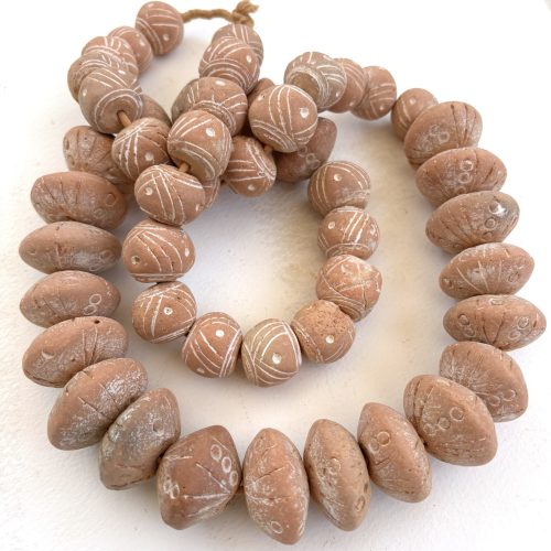 Natural Clay Mali Beads