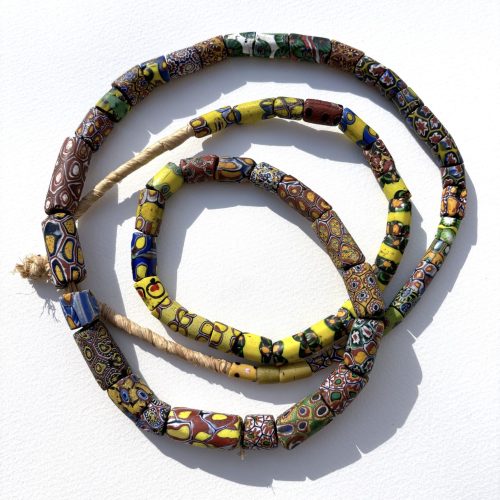 Antique African Venetian Millefiori Trade Beads