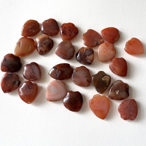 Medium Shield Pendant Carnelian Beads