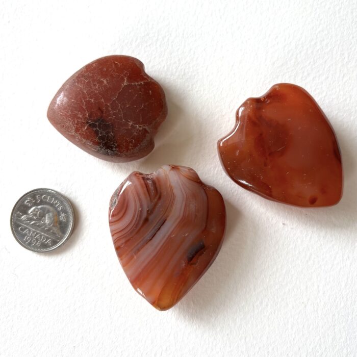 Large Agate Shield Pendants