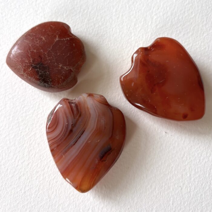 Large Agate Shield Pendants