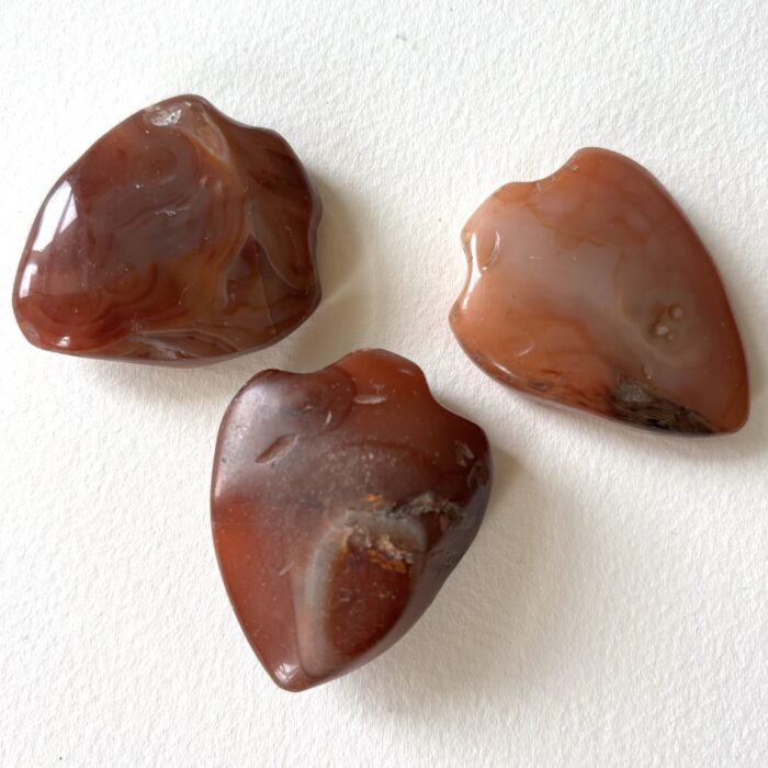 Large Agate Shield Pendants